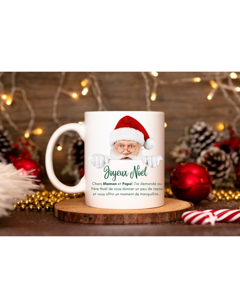 X-mas Mug - J. Papa noel