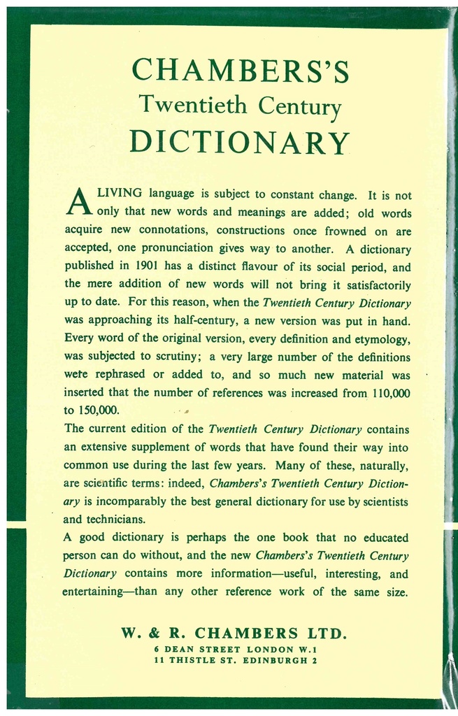 Chambers's Technical Dictionary